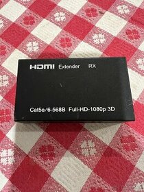 Kabel Tradebit HDMI na LAN RJ45 Dual CHIP 0 m