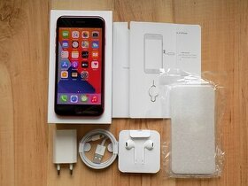 APPLE iPhone SE 2020 128GB White - ZÁRUKA - TOP STAV-100%BAT