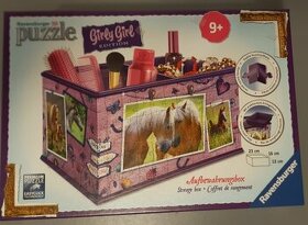 RAVENSBURGER 3D puzzle úložný box: Kůň 216 dílků