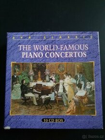 10x CD The world-famous piano concertos