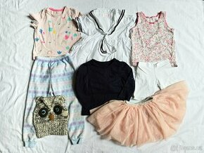 Set 8 kusů dívčí oblečení 98-104 (2-4 roky)