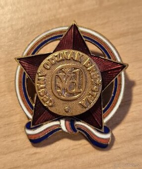 Výrobní družstvo - Čestný odznak družstva.