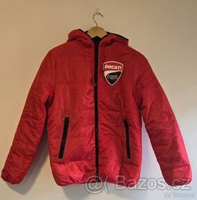 Péřová bunda DUCATI červená
