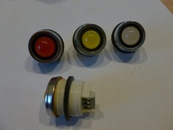 Signálky T6 - LED 220V, 24V - různé barvy