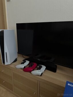 Ps5 + projektor + TV