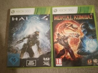 Prodám hry na Xbox 360 , halo 4 , mortal kombat