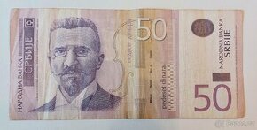 Srbsko 50 dinárů
