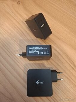 Nabíječka i-tec na telefon nebo notebook 60W USB-C a USB-A