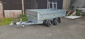 Bržděný dvouosý přívěs 2500 x 1500 x 400mm - 2000kg
