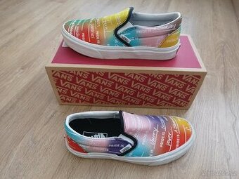 Dětské tenisky VANS slip-on, barevné, limitovaná edice