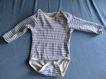 Kojenecké body s modrým proužkem, vel. 68