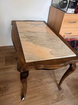 Starožitný konferenční mramorový stůl