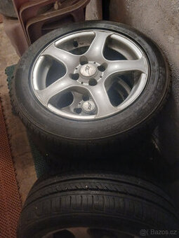 Alu kola 4x100mm 6,5 J x 15H2 letní gumy