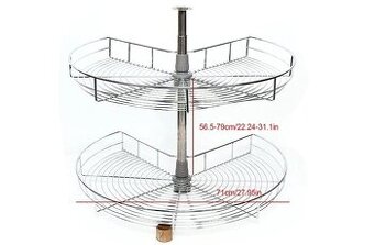 Otočný koš do rohové kuchyňské skříňky 270° – nový