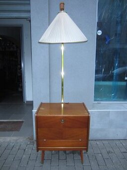 Stojací lampa s barem DDR 1968
