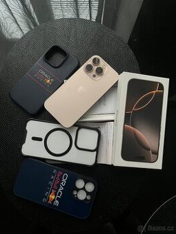 IPHONE 16 PRO 128 GB POUŠTNÍ,12 MĚS.ZÁRUKA