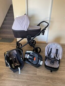 Kočárek Invictus 3v1 + Cybex Aton 5 s izofix základnou