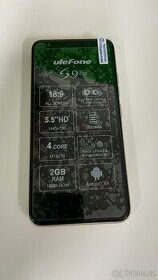 Ulefone S9 Pro zlatý - na náhradní díly
