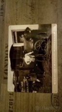 Plechová cedule Krušovice pivo auto