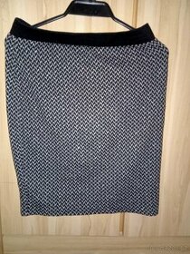 Dámská teplá - zimní sukně v pase do gumy vel. 42/L