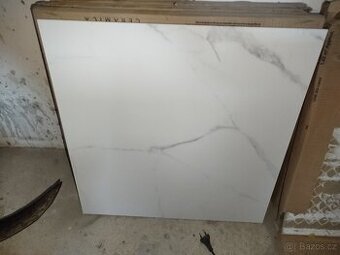 Dlažba bílý mramor 59,6x59,6