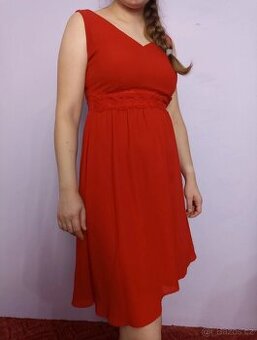 Šaty společenské červené