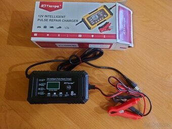 Inteligentní impulzní autonabíječka 12V, 8A, nová.