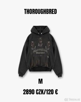 Represent Thoroughbread Hoodie Vintage Black M