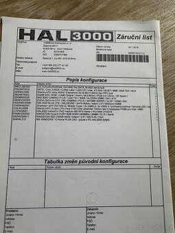 PC sestava HAL3000