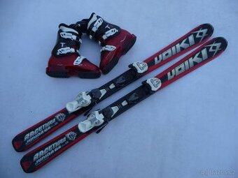 56. Detske lyže VOLKL - 120cm + boty SALOMON 34eu SET