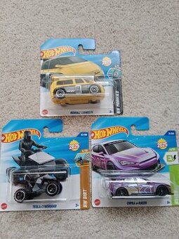 Hot wheels Cupra e-racer, Renault, Tesla cyberquad