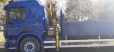 Scania s hydraulickou rukou