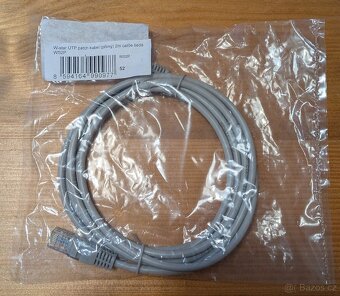 Síťový kabel UTP cat5e – 2 metry, nový