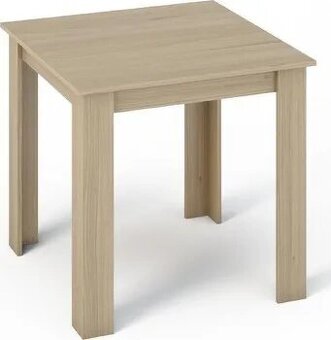 SLEVA NOVY JIDELNI STUL 80x80 DUB SONOMA-NEVHODNY ROZMĚR