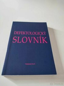 Defektologický slovník - Miloš Sovák