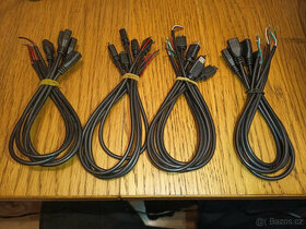 Micro USB kabely, datové, napájecí, samci samice, DIY