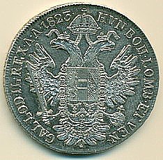 Mince František I. 1 Tolar konvenční  1823 A