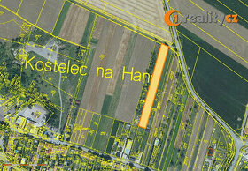 Prodej pozemku 2713 m2, Kostelec na Hané