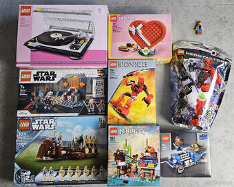 Lego Sety NOVÉ, NEROZBALENÉ různé druhy cena v textu