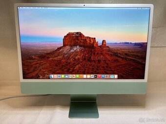 24 Apple iMac M3 8jádro RETINA zelené / modrý 2023 ZÁRUKA