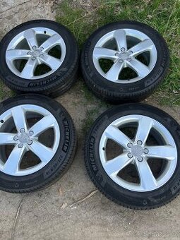 Prodám kompletní sadu alu kol 5x112-18 .Audi A6
