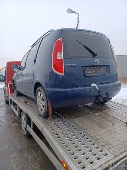 Rozpredam škoda Roomster, Praktik 1.4Tdi 59kw BNV