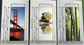 Fototapeta na dveře - ZEN / Golden Gate / Bambus - 1