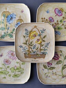 Sběratelsky porcelánový talíře Hutschenreuther (Ole Winter)