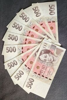 Česká republika - 500 Korun bankovka, 2009, UNC
