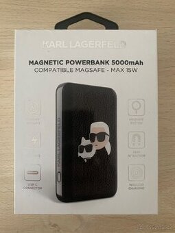 Magnetická powerbanka Karl Lagerfeld 5000mAh - 1