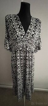 Dámské letní šaty černo-bílé vel.XL/48-50