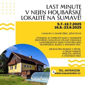 Ubytování na Šumavě.