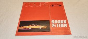 ŠKODA 110R Coupé rozkládací prospekt Š110 R