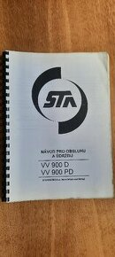 VV 900 D, VV 900 PD - Návod pro obsluhu + provozní sešit